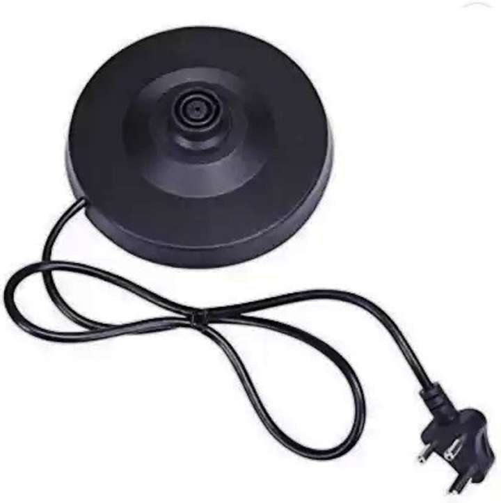 Electric kettle base outlet