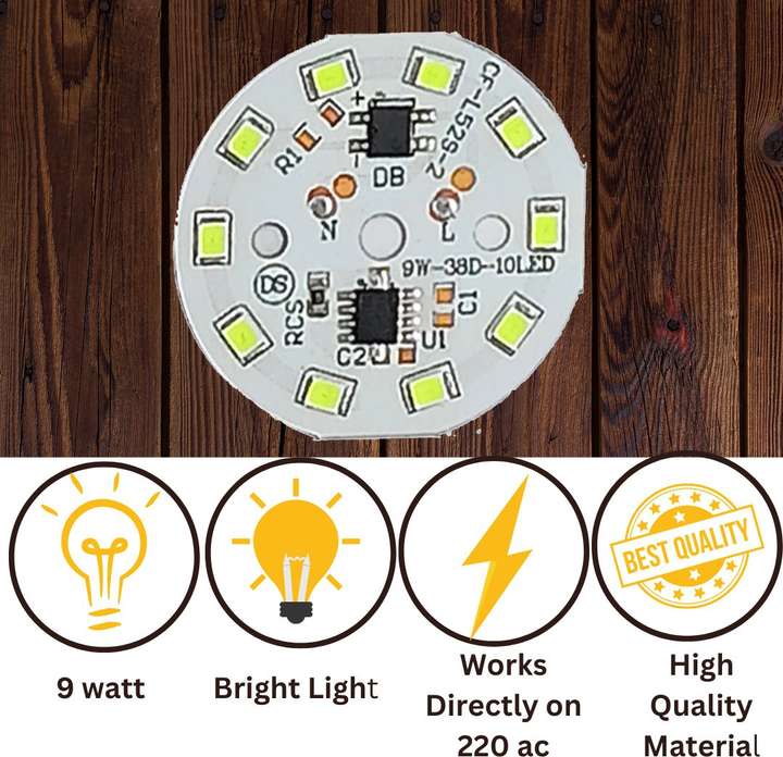 9 watt led bulb plate price on sale