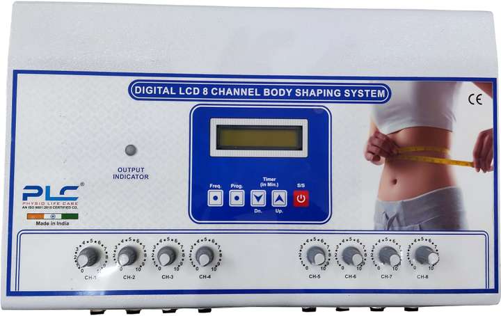 PHYSIO LIFE CARE Slimming Machine 8 Channel for Weight Loss Fat Removal Body Slimming Machine Physiotherapy Equipment Electrotherapy Device Physiotherapy Equipment Electrotherapy Electrotherapy Device...