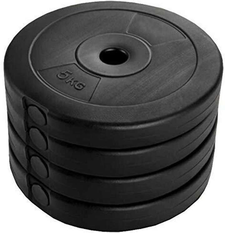FIT FITNESS 20 kg PVC weight plates 5kg X 4pc use all type rods and gym bars Dumbbells Home Gym Combo Price in India Buy FIT FITNESS 20 kg