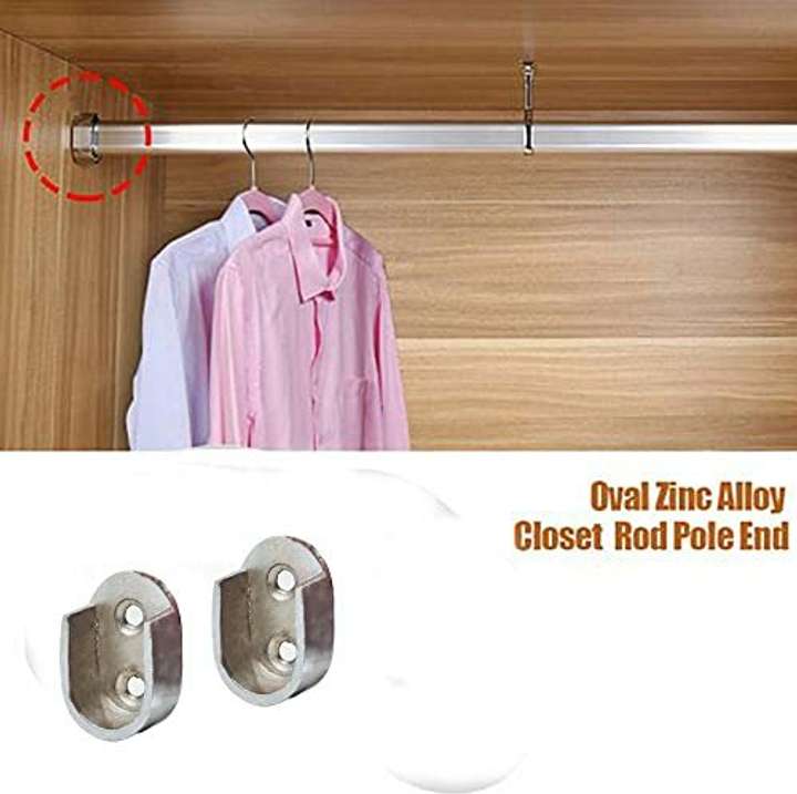 Wardrobe rod hanger outlet