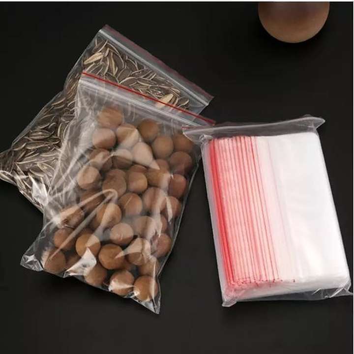 Supercom Zip lock pouch bag 4 x 5 Inch 10 x 13 cm 200 pcs Small Size with Reusable Resealable Zip Seal Zip Lock Bags For Airtight Seal Suitable for small