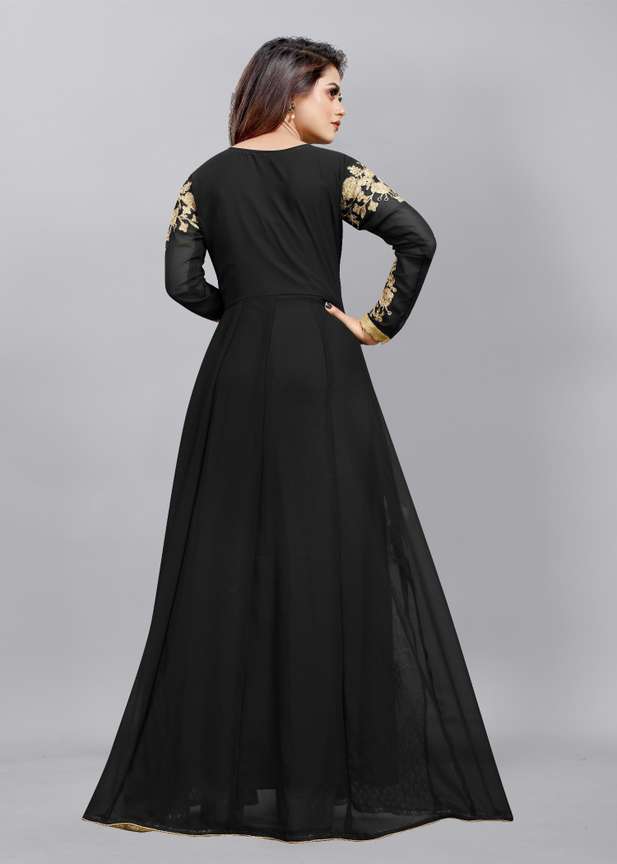 Saree Collection Women Gown Black Dress Buy Saree Collection Women Gown Black Dress Online at Best Prices in India Flipkart