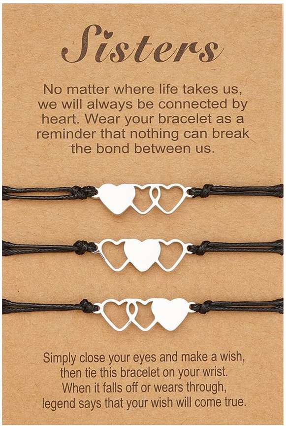 HASTHIP Set of 3 Friendship Bracelet Sisters Bracelets Best Friend Friendship Bracelets Hair Accessory Set Price in India Buy HASTHIP Set of 3 Friendship Bracelet Sisters Bracelets Best Friend Friends...