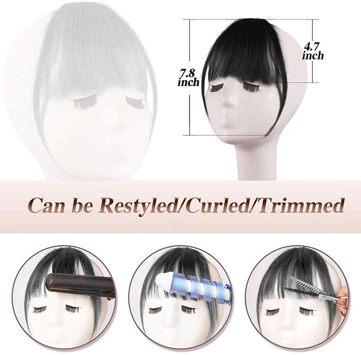 Zibuyu Bang Hair Clip Fake Bangs for Girl Women Front Hair Bang Fringe Hair Extension Hair Clip Price in India Buy Zibuyu Bang Hair Clip Fake Bangs for Girl Women Front