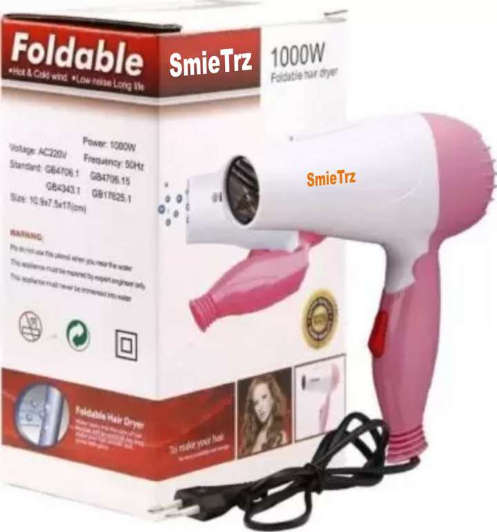 SMIETRZ NOVA NV 1290 Professional Electric Foldable Hair Dryer With 2 Speed Control Hair Dryer SMIETRZ Flipkart