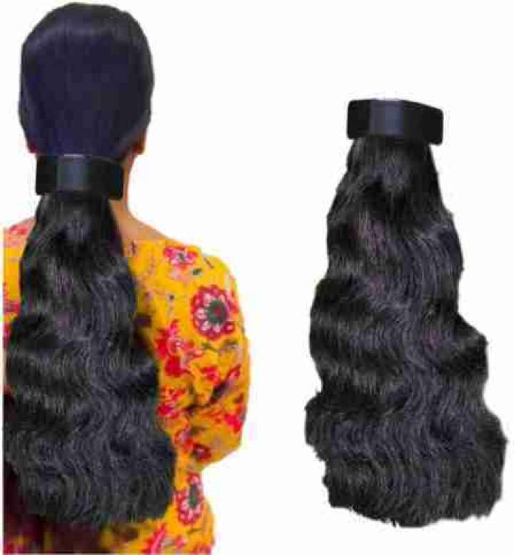 Ponytail with clip in hair extensions best sale