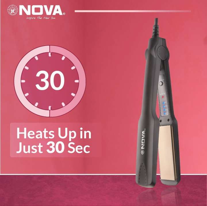 NOVA Temperature Control Professional NHS 860 Hair Straightener NOVA Flipkart