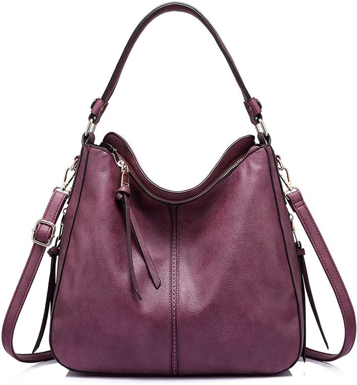 CITRODA Purple Shoulder Bag Faux Leather Handbags Hobo Bag Purse with Long Strap Travel Hand Bag Purple Price in India Flipkart