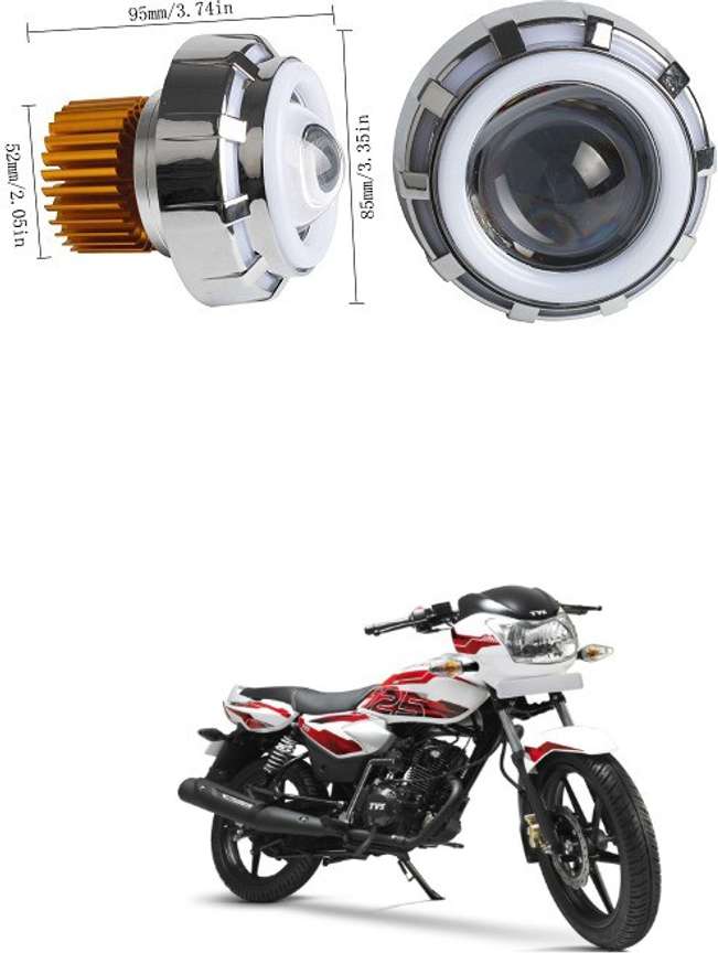 PRTEK LED Headlight for TVS Phoenix 125 Price in India Buy PRTEK LED Headlight for TVS Phoenix 125 online at Flipkart