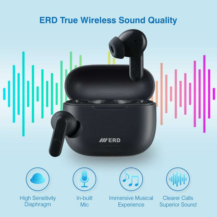 ERD TWS 17 Earbuds with 35H Playtime Noise Cancelling Ambient Sound Touch Control Bluetooth Price in India Buy ERD TWS 17 Earbuds with 35H Playtime Noise Cancelling Ambient Sound Touch Control Bluetoo...