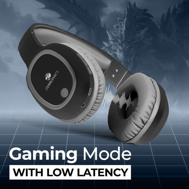 ZEBRONICS Zeb Thunder With 60H Backup BT v5.3 Gaming Mode ENC AUX mSD Dual Pairing Bluetooth Price in India Buy ZEBRONICS Zeb Thunder With 60H Backup BT v5.3 Gaming Mode ENC