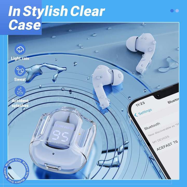 Fome T6 Wireless Earbuds Bluetooth Headphones with HiFi Dual Stereo Microphone Bluetooth Price in India Buy Fome T6 Wireless Earbuds Bluetooth Headphones with HiFi Dual Stereo Microphone Bluetooth Onl...