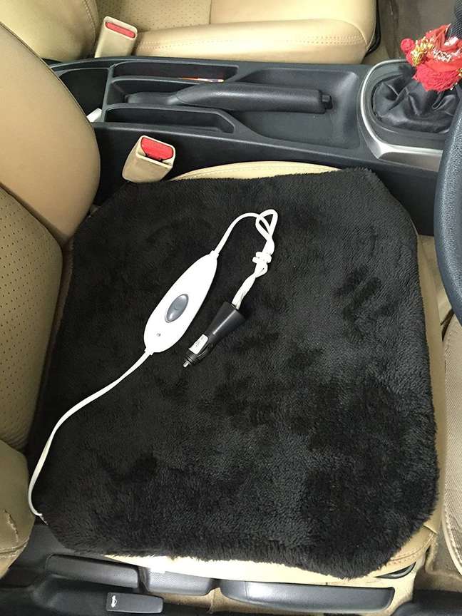 Heated back pad for car store