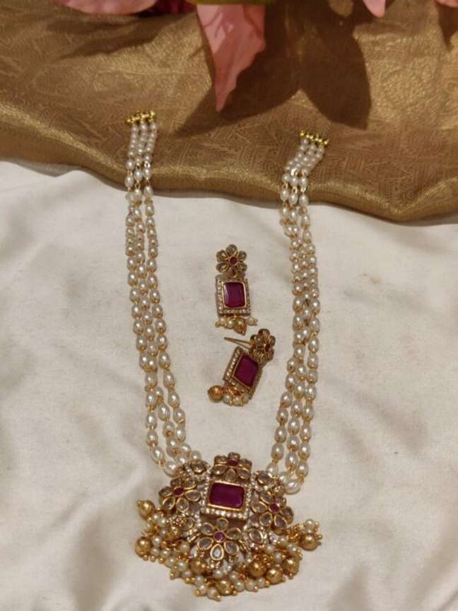 EMPORIA JEWELS Alloy White Jewellery Set Price in India Buy EMPORIA JEWELS Alloy White Jewellery Set Online at Best Prices in India Flipkart