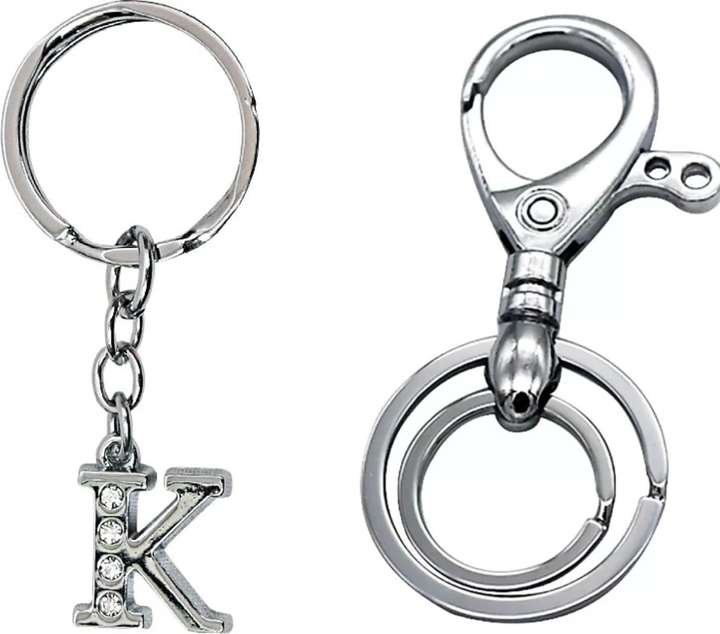 ROYALSHOP Alphabet k and hook key ring for friend boss husband wife set of 2 Key Chain Price in India Buy ROYALSHOP Alphabet k and hook key ring for friend boss