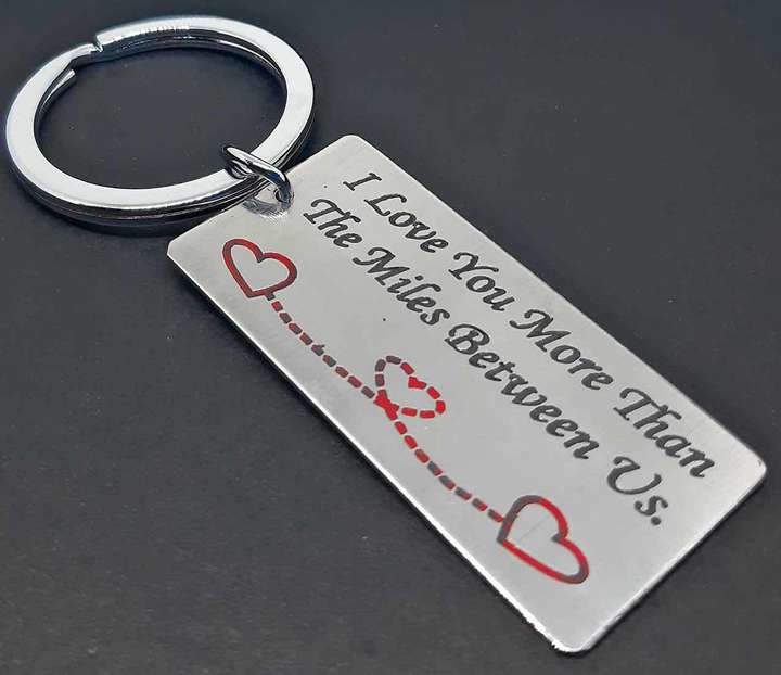Distance keychain hot sale