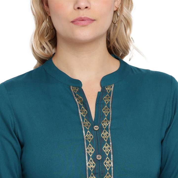 Aditya Birla abof Women Solid A line Kurta Buy Aditya Birla abof Women Solid A line Kurta Online at Best Prices in India Flipkart