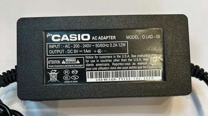 Casio sa 21 adapter outlet