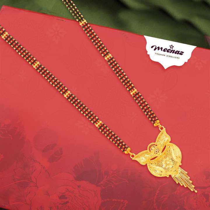 MEENAZ mangalsutra chain long women gold double design traditional wedding necklace new Crystal Metal Alloy Enamel Copper Stone Mother of Pearl Brass Mangalsutra Price in India Buy MEENAZ mangalsutra ...