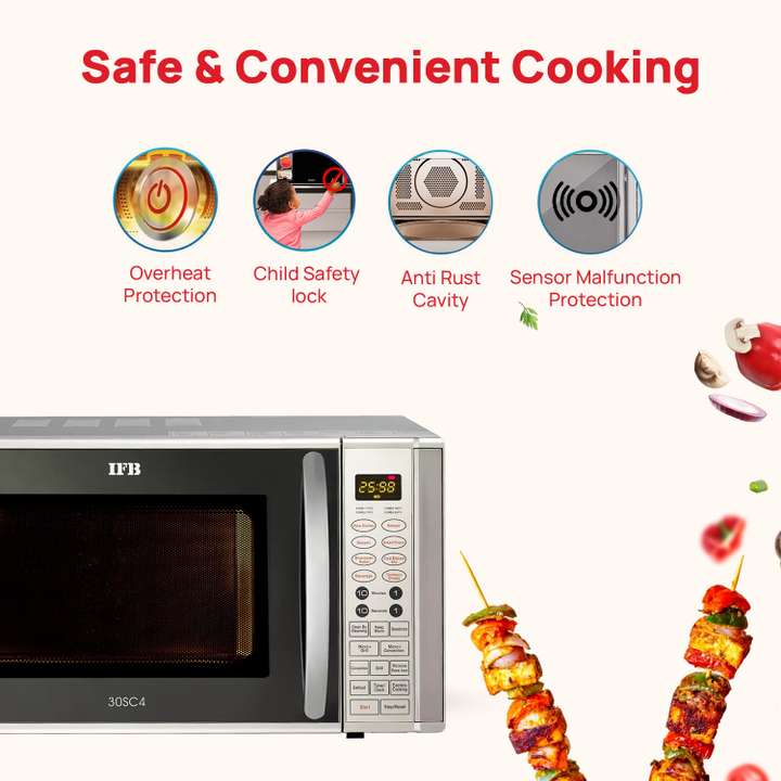 Flipkart.com | IFB 30 L Metallic silver Convection Microwave Oven 