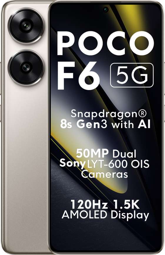 POCO F6 5G ( 512 GB Storage, 12 GB RAM ) Online at Best Price On 