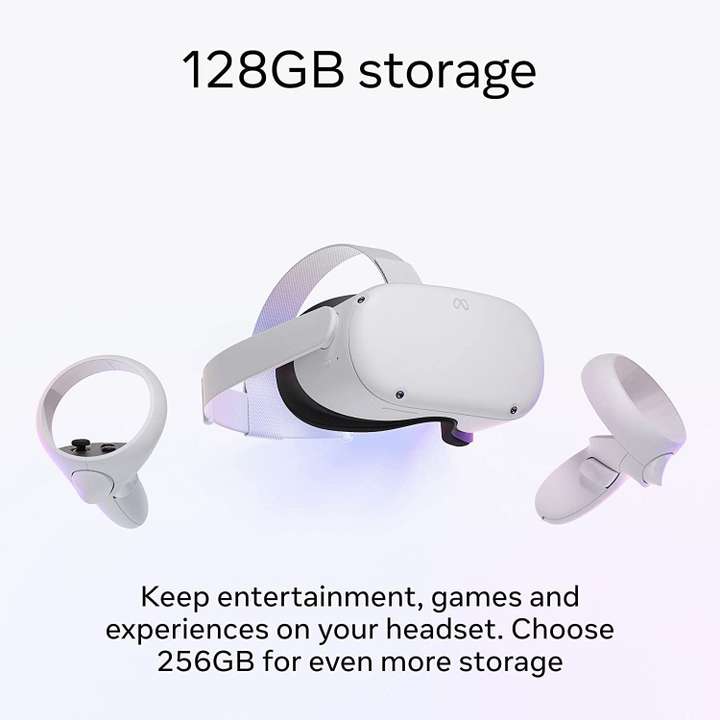 META Quest 2 Advanced All In One Virtual Reality Headset (128)GB 