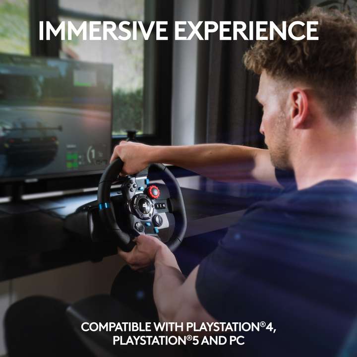 Logitech G29 Driving Force Racing Wheel,Floor Pedals Motion 