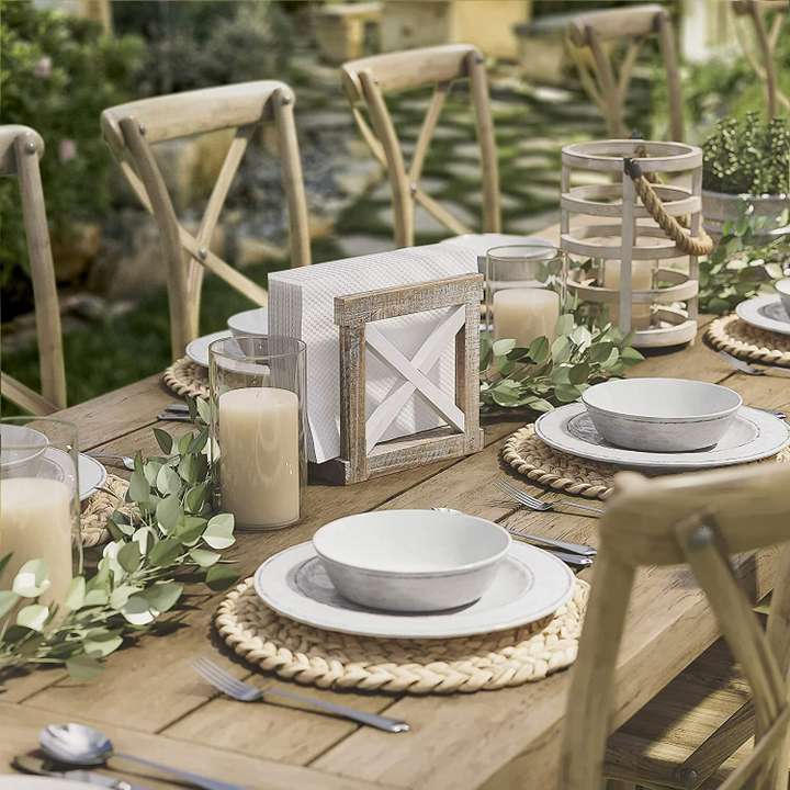 GLORIEUX ART Wooden Napkin Holder for Dining Table Decor Tissue Paper Holder for Kitchen Set of 1 Napkin Rings Price in India Buy GLORIEUX ART Wooden Napkin Holder for Dining