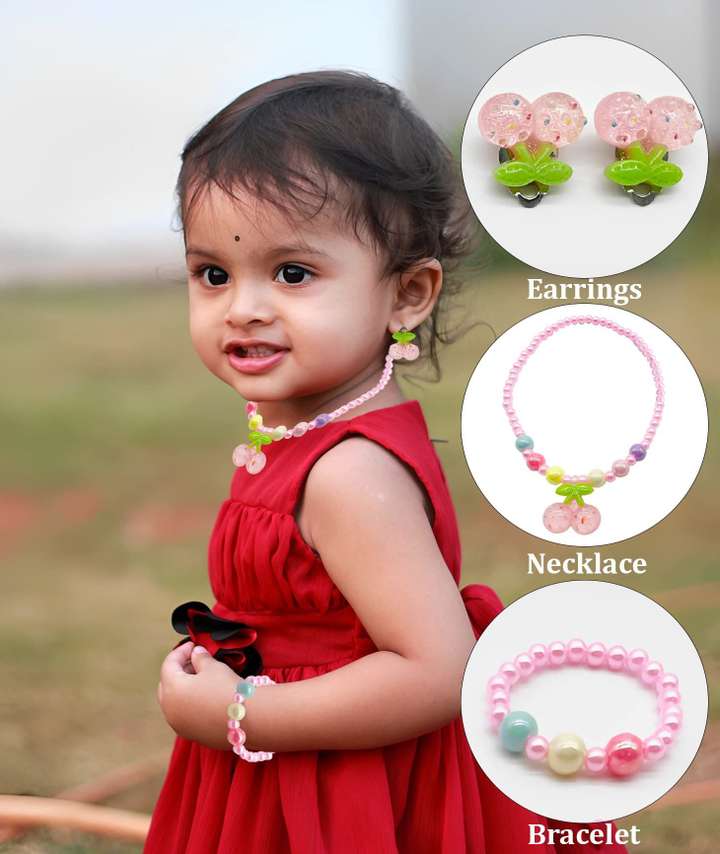Children's necklace and earring sets top