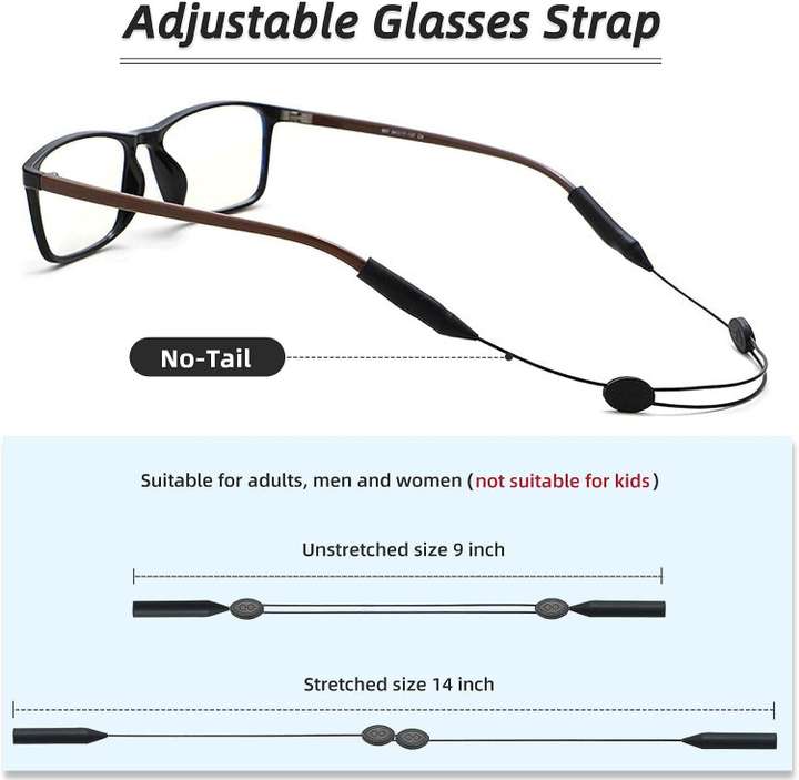 Glasses neck holder outlet