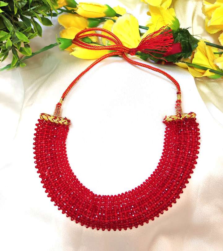 Red crystal choker hotsell