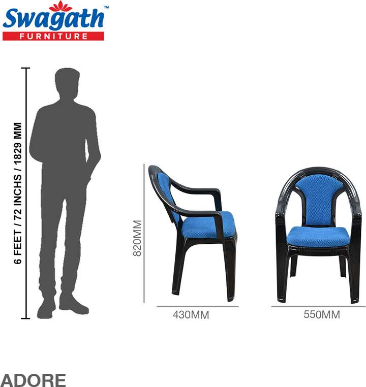 swagath furniture ADORE Chair For Cafe Home Office Can Be Used For Indoor Outdoor Plastic Outdoor Chair Price in India Buy swagath furniture ADORE Chair For Cafe Home Office Can Be Used For Indoor Out...
