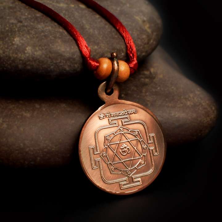 Ganesh yantra locket sale