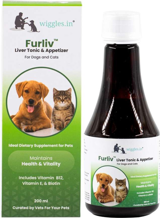 Wiggles Furliv Liver Tonic for Dogs Cats Appetite Booster 200ml Appetizer Pet Syrup Pet Health Supplements Price in India Buy Wiggles Furliv Liver Tonic for Dogs Cats Appetite Booster 200ml