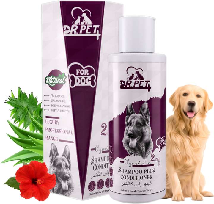 DR PET PLUS Ayurvedic 2 in 1 Dog Shampoo Plus Conditioner for Labrador Retriever Dog Puppy Conditioning Anti fungal Natural Dog Shampoo Price in India Buy DR PET PLUS Ayurvedic 2
