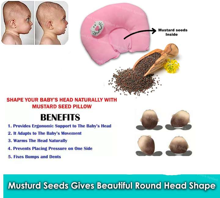 Mustard seeds pillow for newborn baby 2025