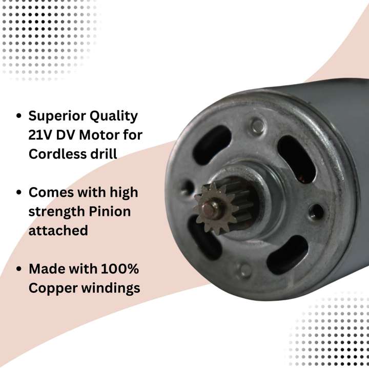 Rept 21V High Torque geared DC Motor for Electric Cordless Drill for 18V 24V Power Hand Tool Kit Price in India Buy Rept 21V High Torque geared DC Motor for