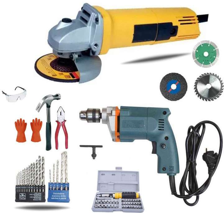 Angle grinder and drill combo online