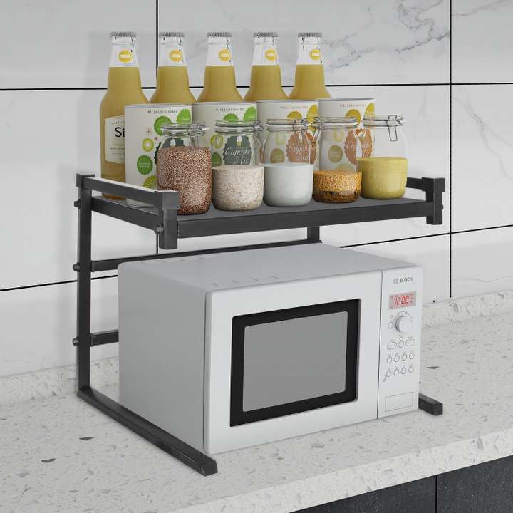 IMPULSE Microwave Storage Stand Oven Stand Kitchen Storage Shelf Rack Black Iron Wall Shelf Price in India Buy IMPULSE Microwave Storage Stand Oven Stand Kitchen Storage Shelf Rack Black Iron Wall She...