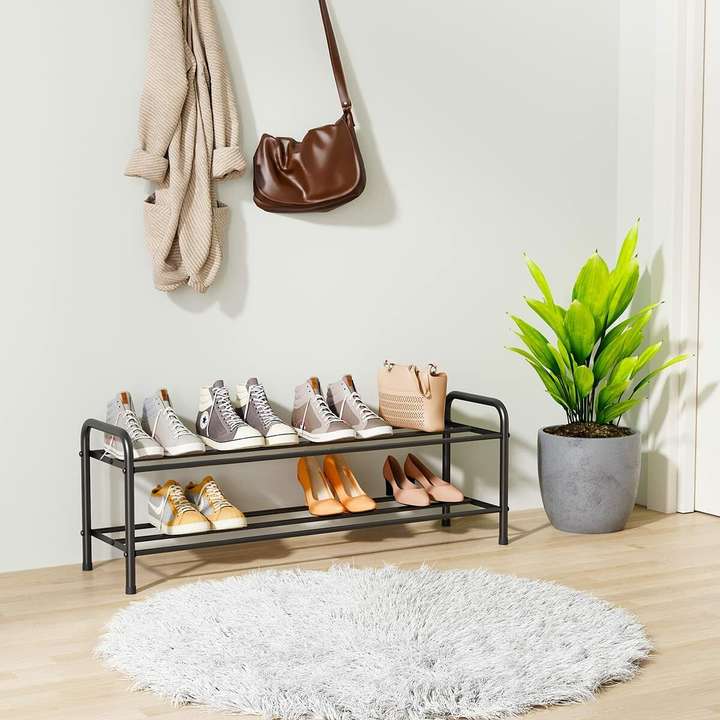 2 tier 8 pair shoe rack deals