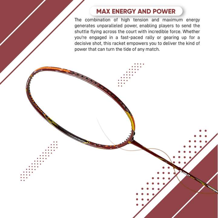 apacs Z-Ziggler Reborn Max Energy & Power | 42LBS Hi-Tension | Slim Shaft |  Head Heavy Red Unstrung Badminton Racquet - Buy apacs Z-Ziggler Reborn Max  Energy & Power | 42LBS Hi-Tension |