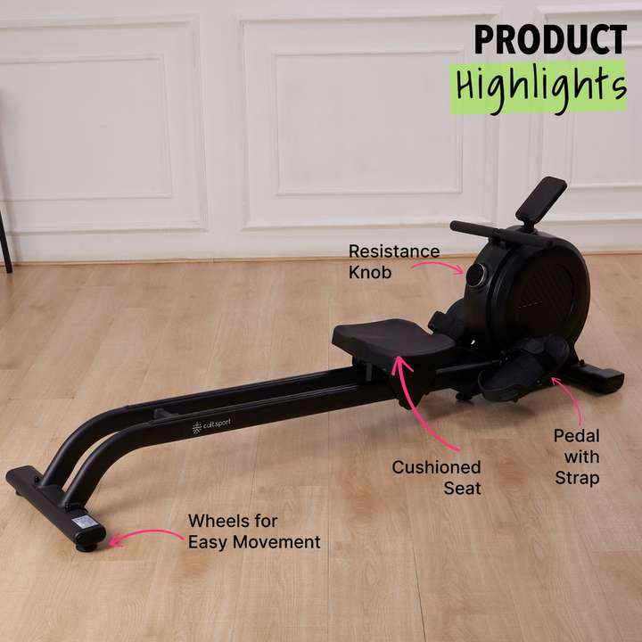 Cultsport Basel with Magentic Resistance MaxUser Weight 120Kg For Full body Home Workout Rowing Machine Price in India Buy Cultsport Basel with Magentic Resistance MaxUser Weight 120Kg For Full body H...