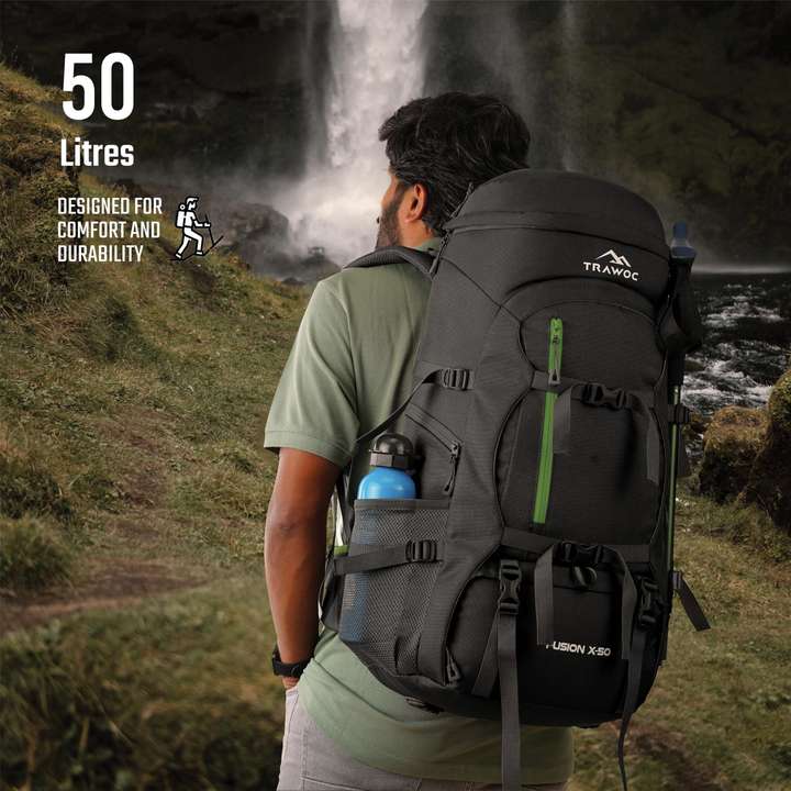 Front open rucksack top