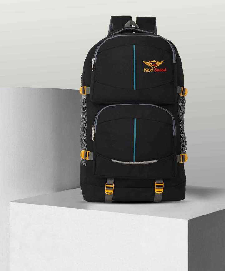 NEXTSPEED Travel Bags Men Next Speed 60 L Luggage Bag Trekking Hiking Rucksack 65 L Black Price in India Flipkart