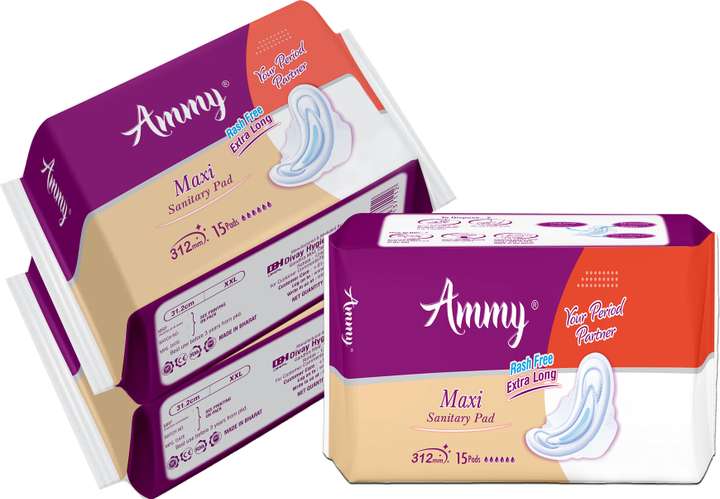 Ammy Maxi XXL Sanitary Napkins with Wings Super Absorbent Core Cottony Soft Sanitary Pad Buy Women Hygiene products online in India Flipkart