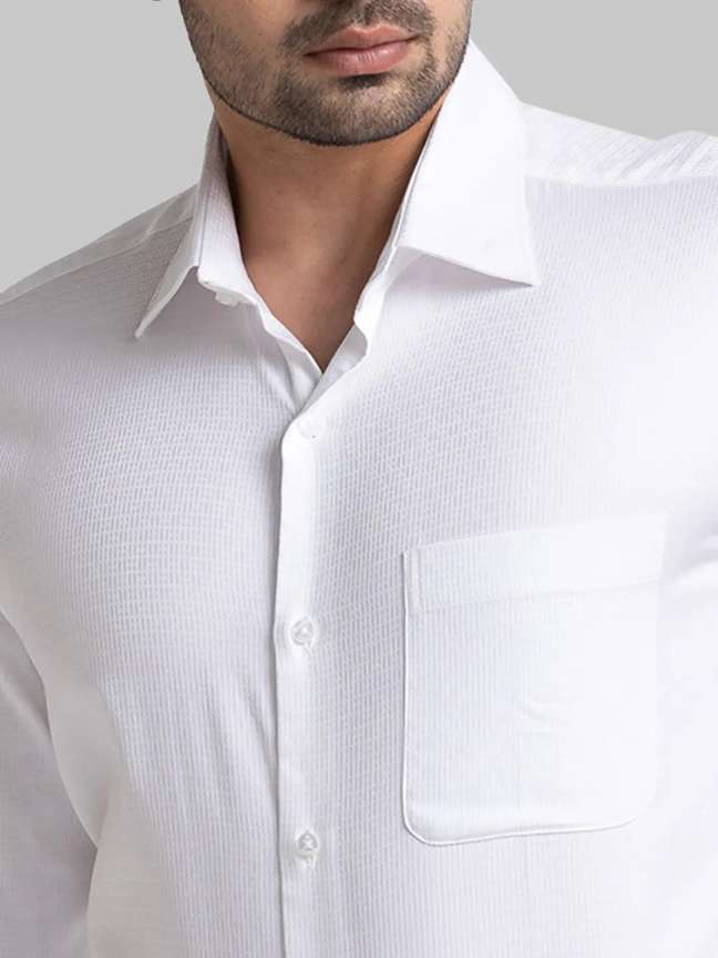 Park avenue white shirt hotsell