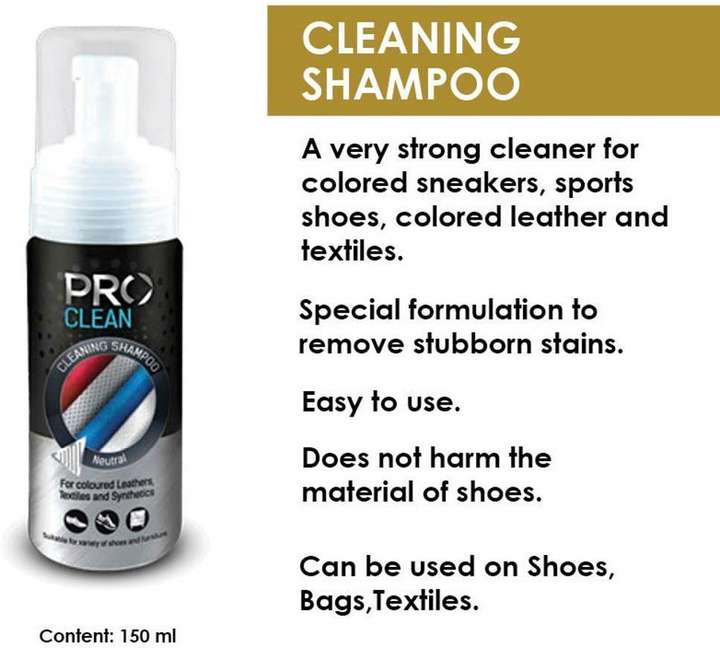 Leather shampoo for shoes on sale