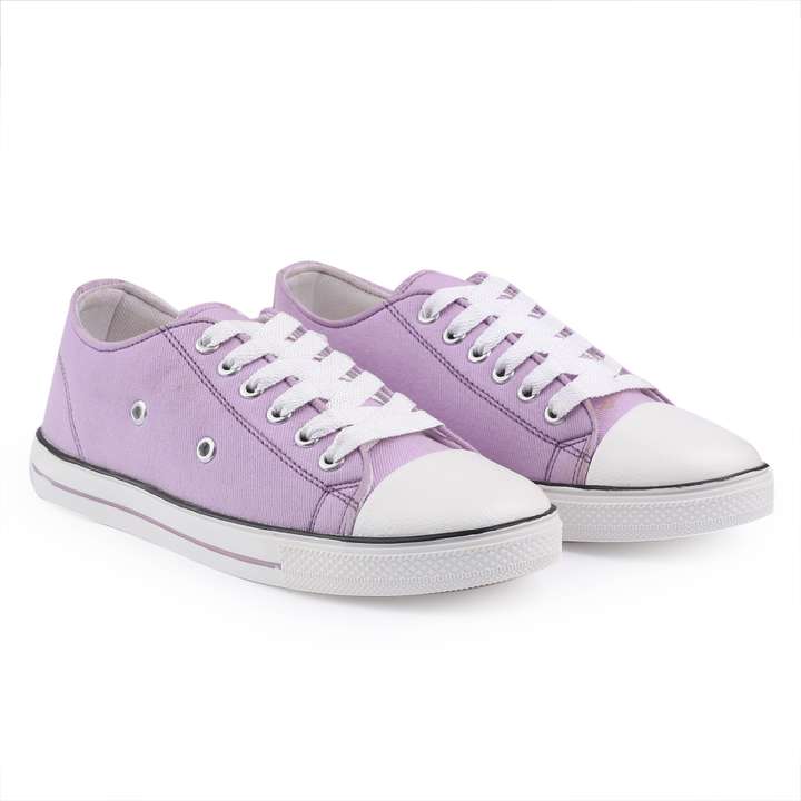 Lilac canvas shoes deals