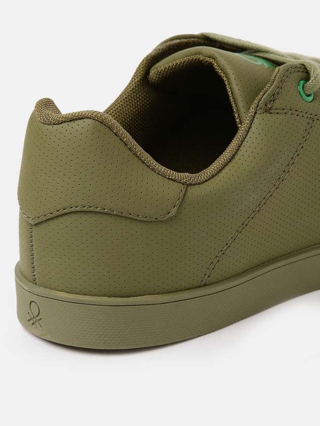 United colors of benetton olive sneakers deals